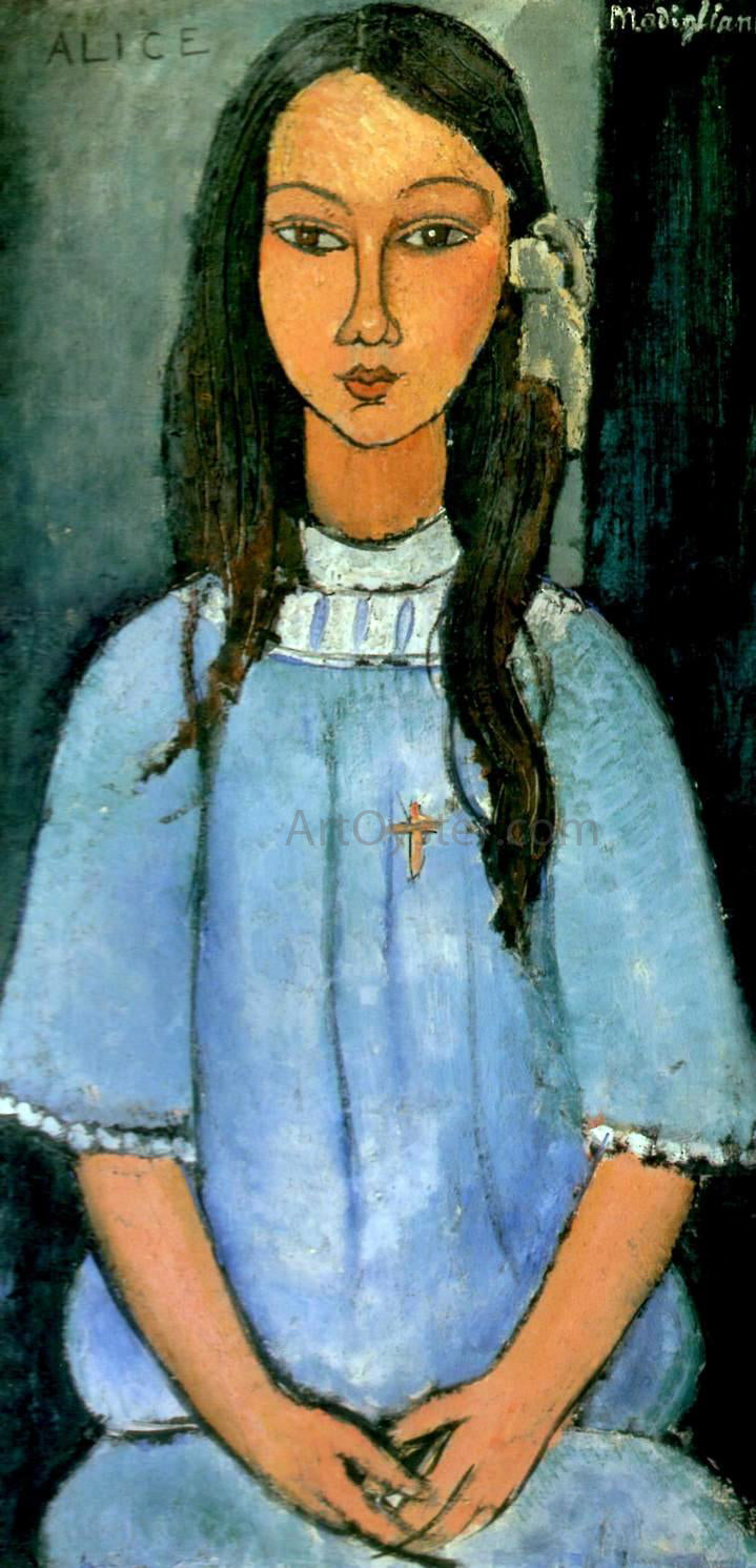 Amedeo Modigliani Alice - Canvas Print