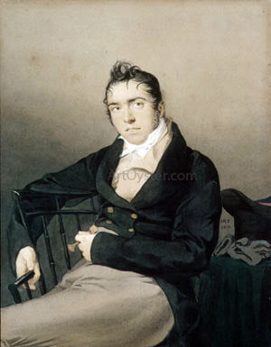 John Rubens Smith Allan Melville - Canvas Print
