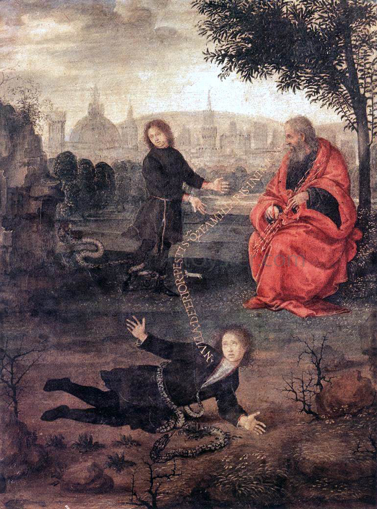 Filippino Lippi Allegory - Canvas Print