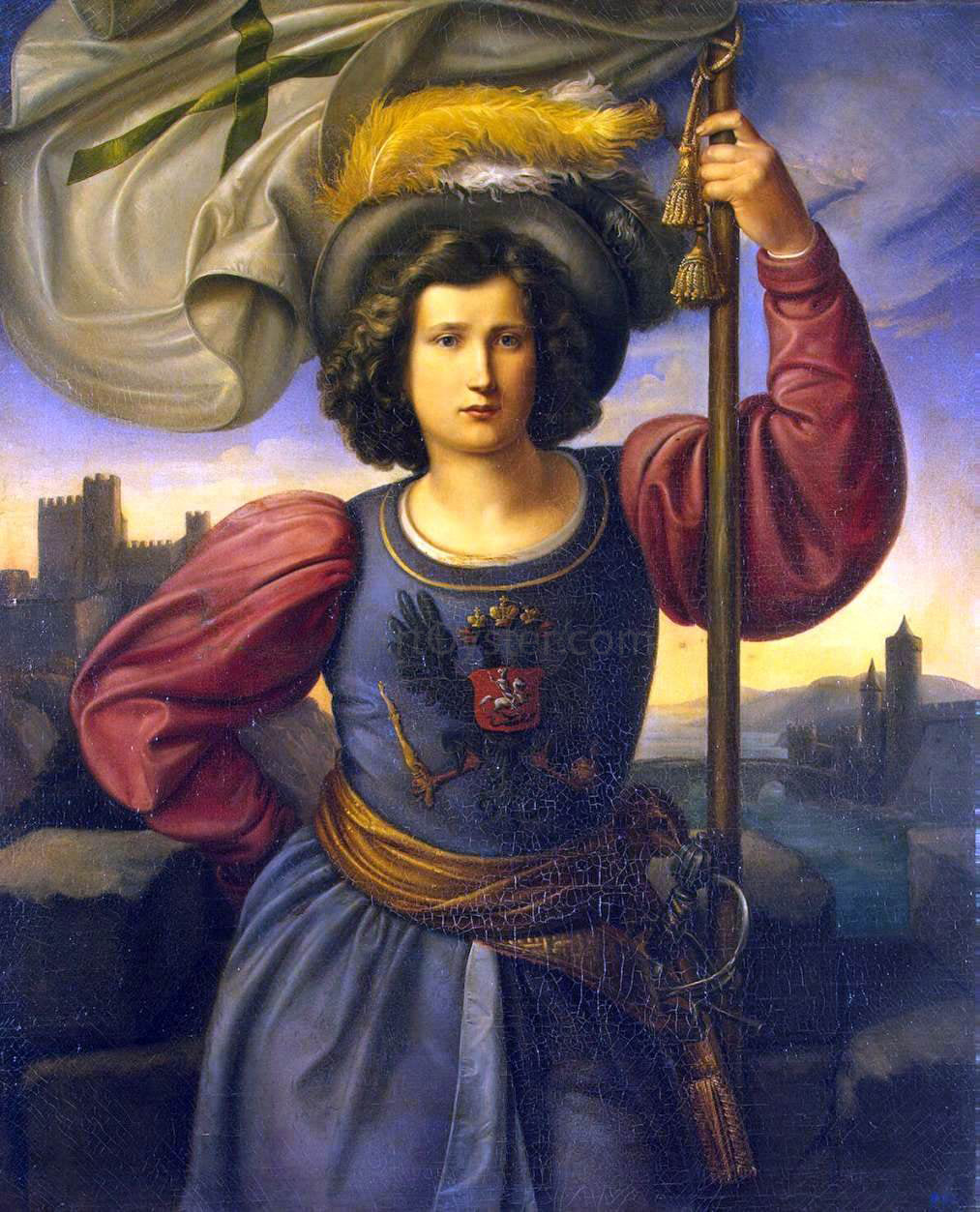 Philipp Veit Allegory of Russia - Canvas Print