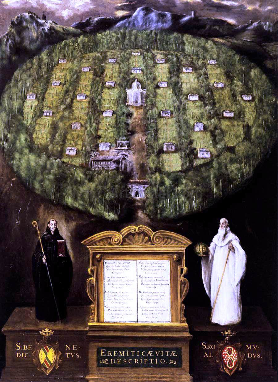 El Greco Allegory of the Camaldolese Order - Canvas Print