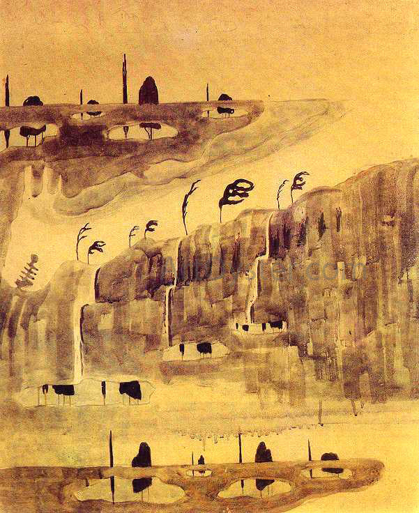 Mikalojus Ciurlionis Allegro Sonata of the Spring - Canvas Print