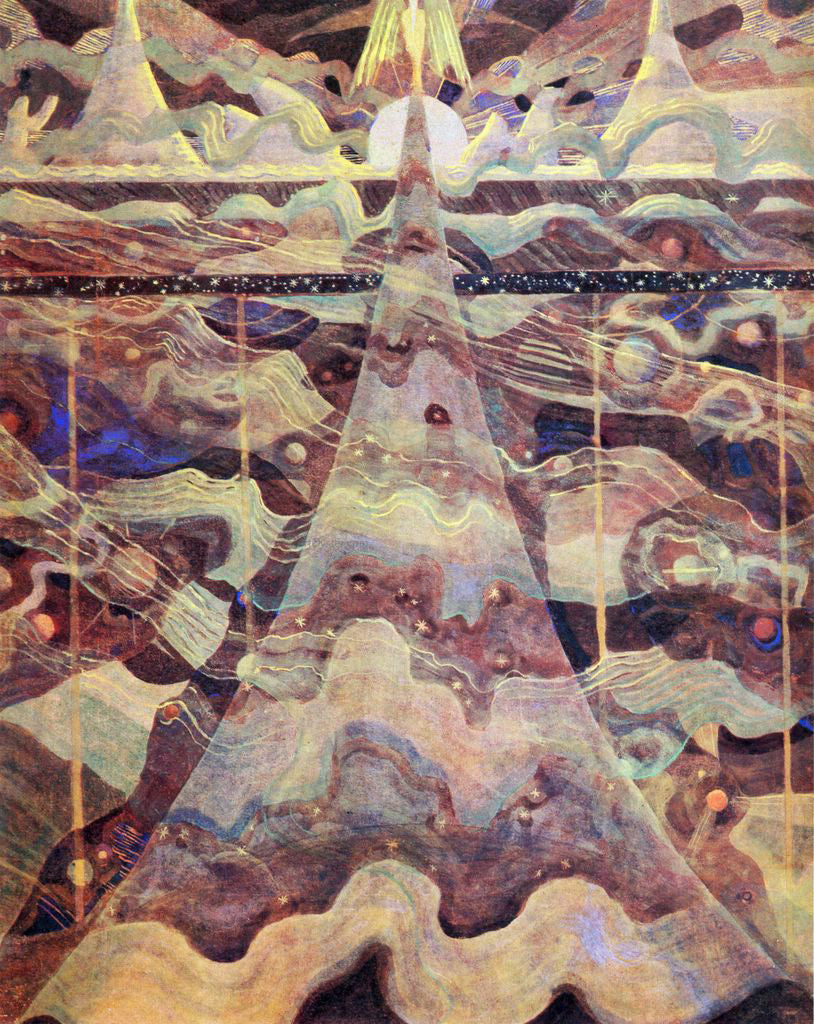 Mikalojus Ciurlionis Allegro Sonata of the Stars - Canvas Print