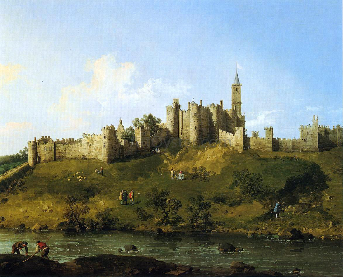 Canaletto Alnwick Castle - Canvas Print
