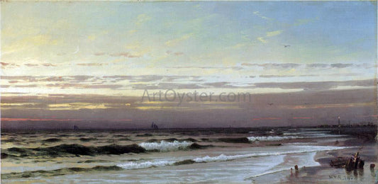 William Trost Richards Along the Atlantic Coast - Canvas Print