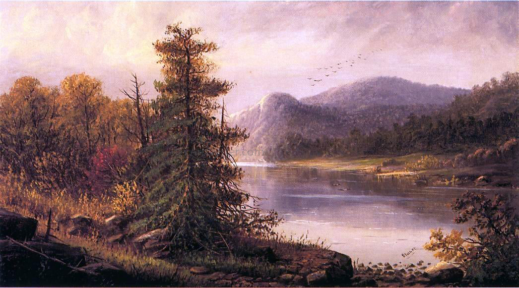 Alexander Charles Stuart Along the Delaware River - Canvas Print