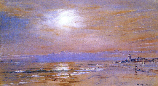 William Trost Richards Along the Jersey Coast - Canvas Print