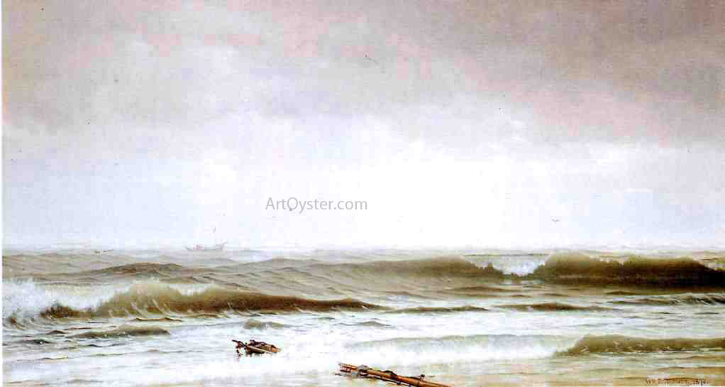 William Trost Richards Along the Shore - Canvas Print