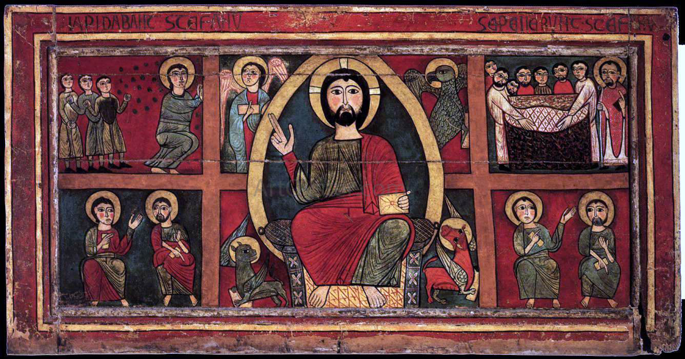 Unknown Catalan Painters Altar Frontal - Canvas Print