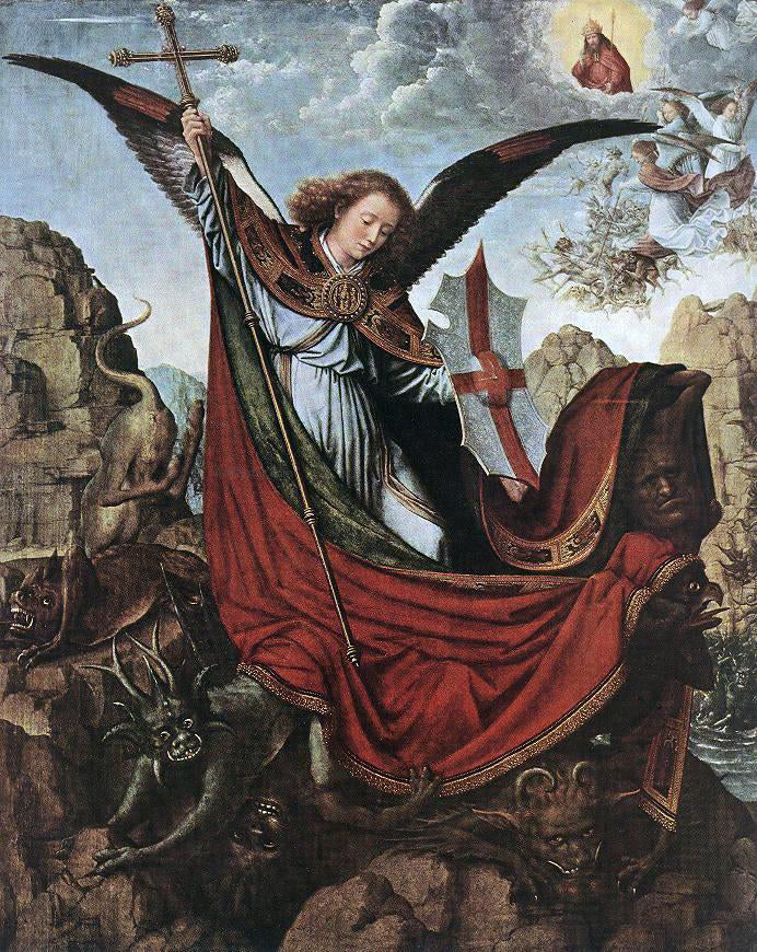 Gerard David Altarpiece of St Michael - Canvas Print