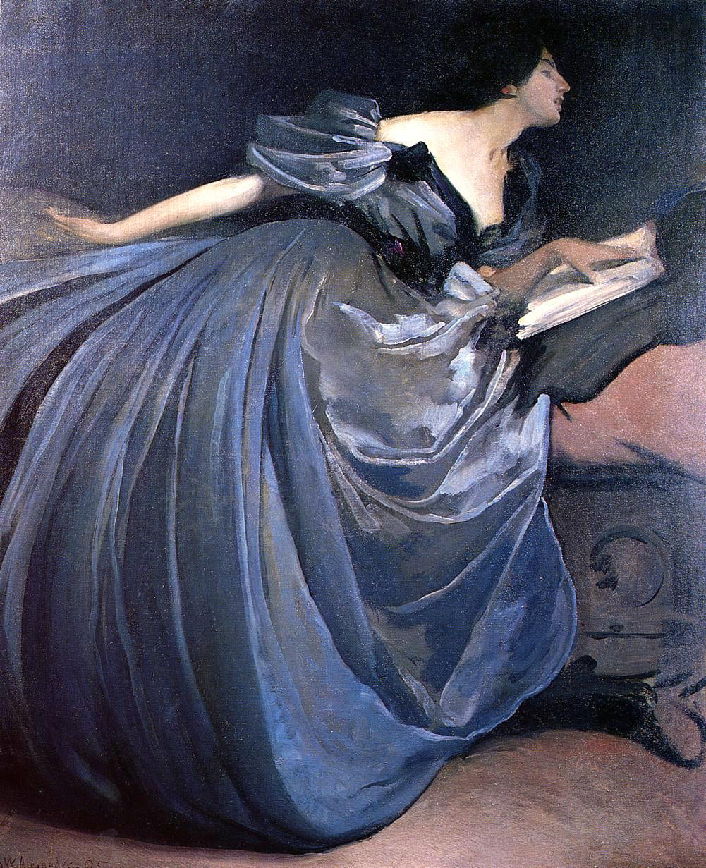 John White Alexander Althea - Canvas Print