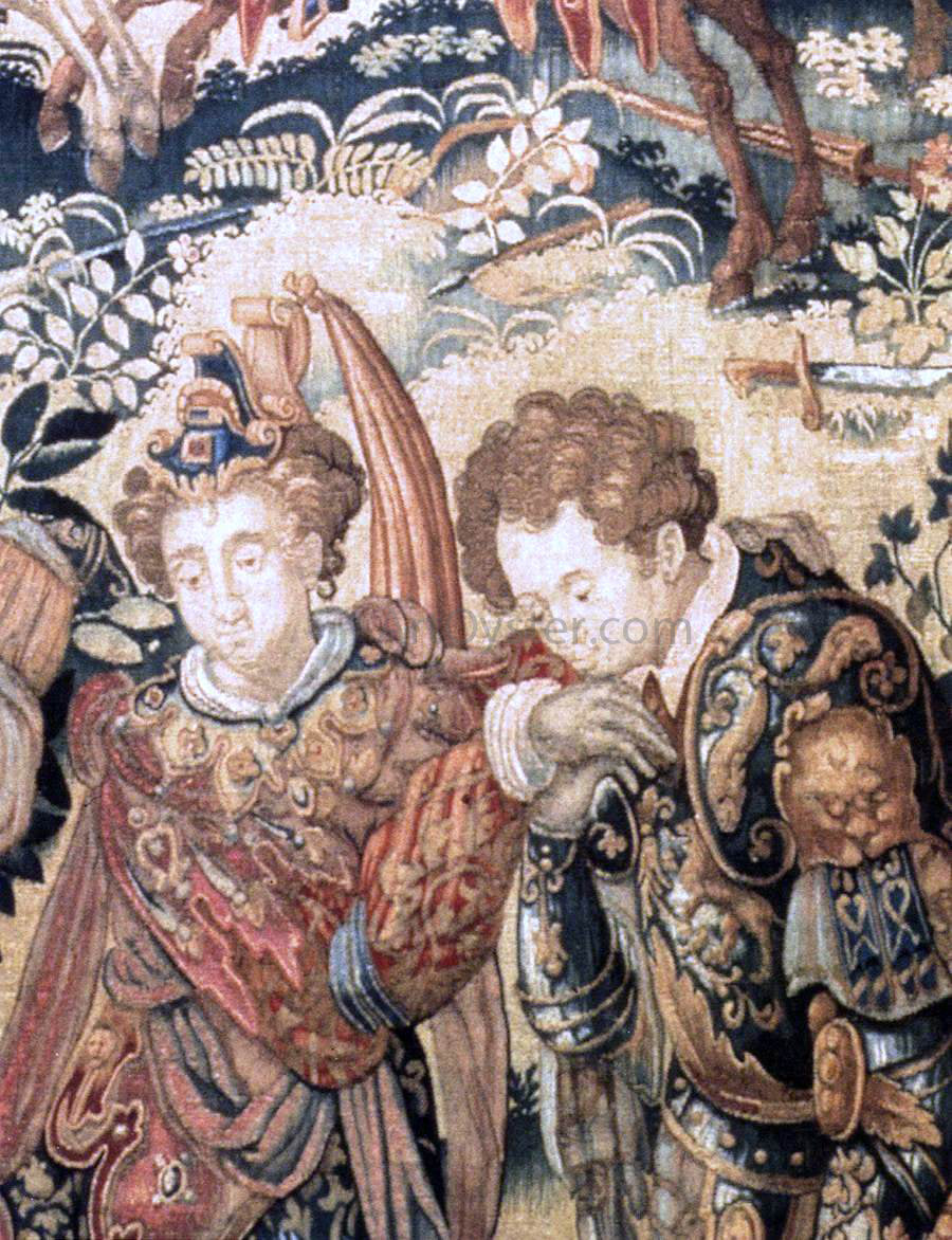 Francois Spiering Amadigi Rescuing Oriana (detail) - Canvas Print