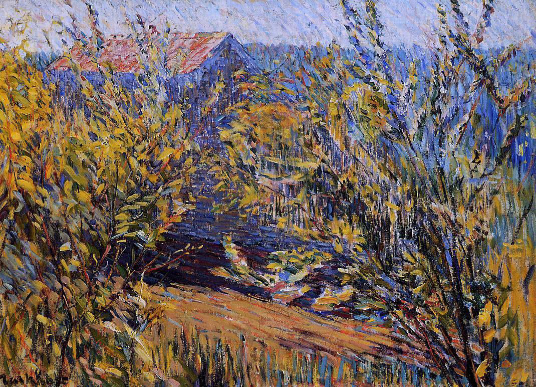 Nicolas Tarkhoff Among the Leaves - Canvas Print