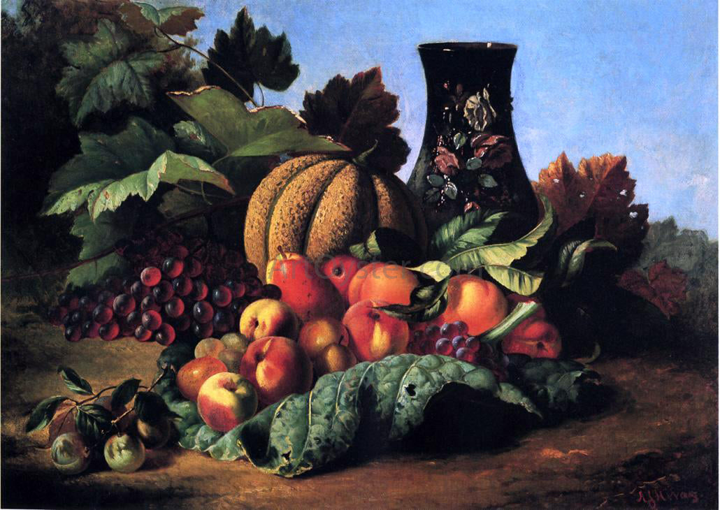 Andrew H. Way An Abundance of Fruit - Canvas Print