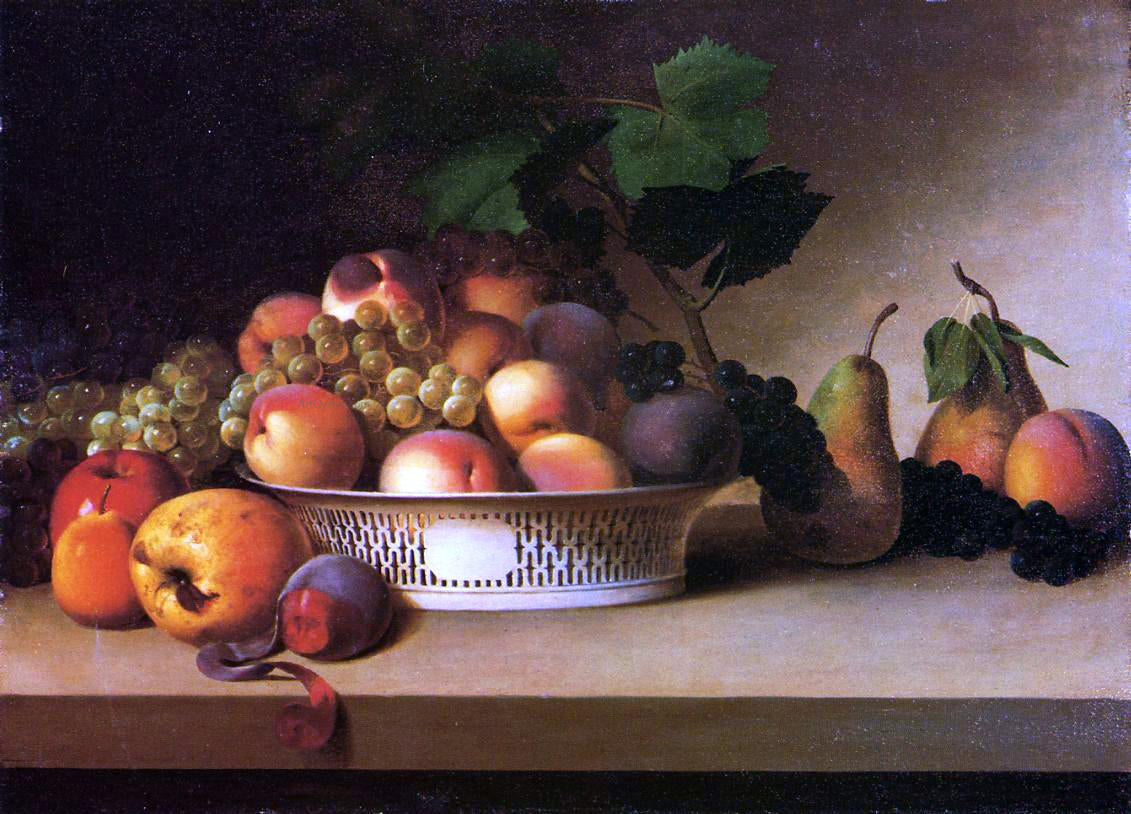 James Peale An Abundance of Fruit - Canvas Print