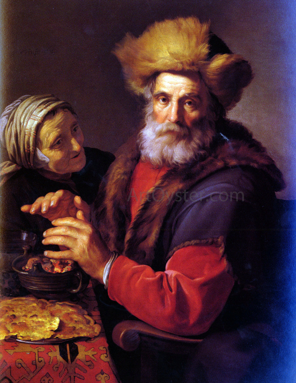 Hendrick Bloemaert An Allegory of Winter - Canvas Print