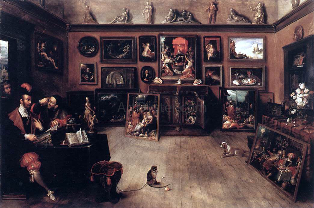 II Frans Francken Antique Dealer's Gallery - Canvas Print