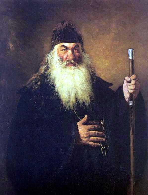 Ilia Efimovich Repin An Archdeacon - Canvas Print