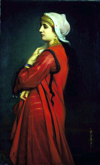 Charles Zacharie Landelle An Armenian Woman - Canvas Print