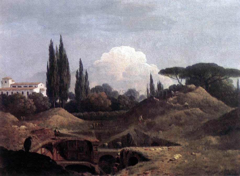 Thomas Jones An Excavation - Canvas Print