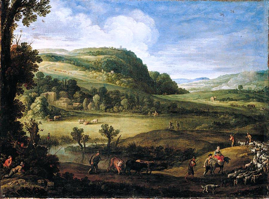 Paul Bril An Extensive Landscape - Canvas Print