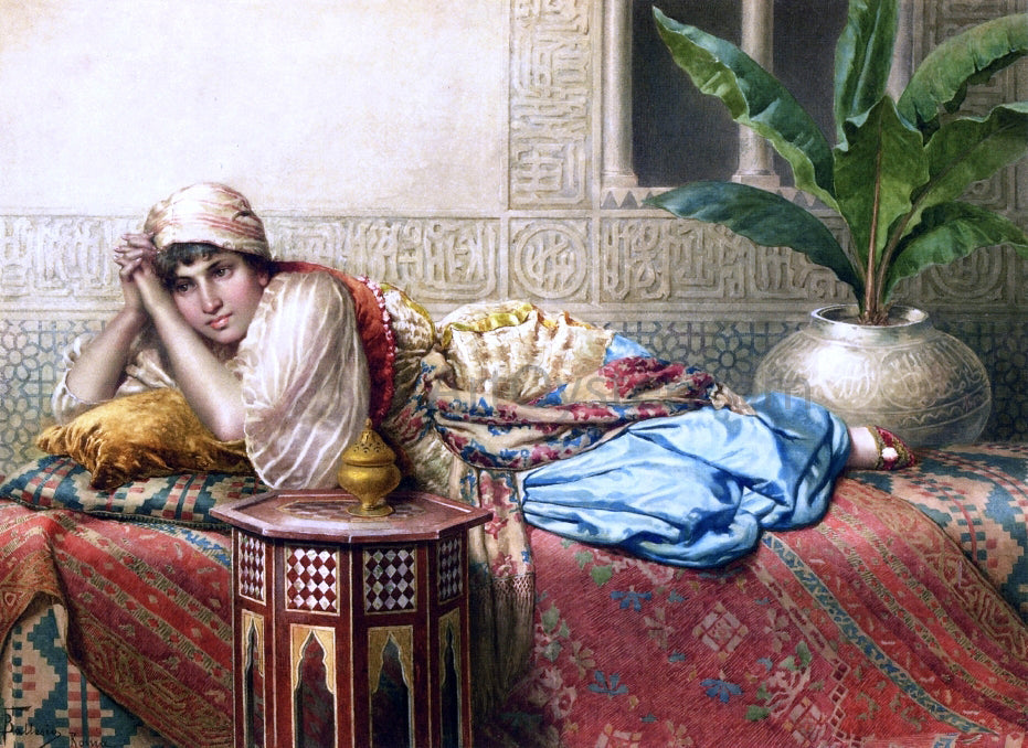 Francesco Ballesio An Idle Afternoon - Canvas Print