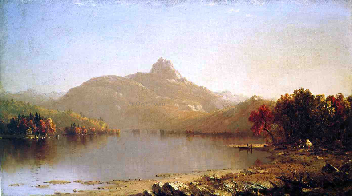 Sanford Robinson Gifford An October Afternoon - Canvas Print