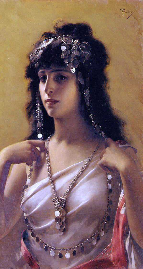 Luis Ricardo Falero An Oriental Beauty - Canvas Print