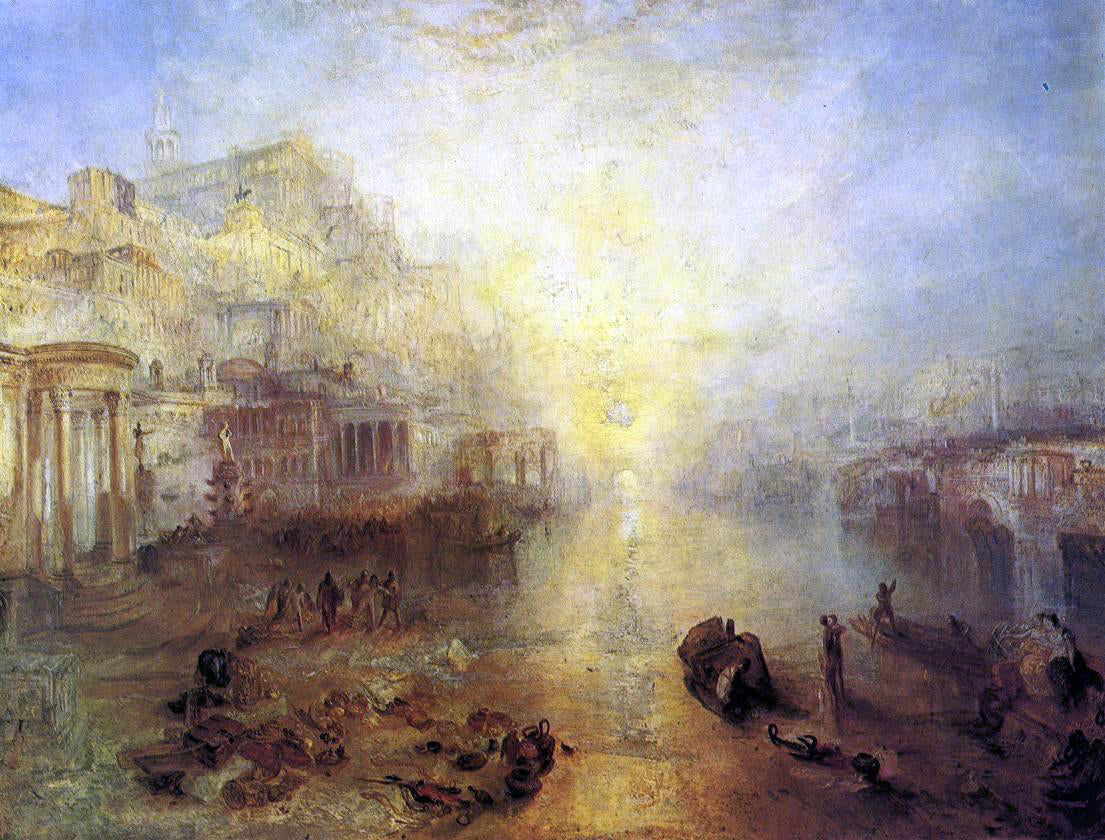 Joseph William Turner Ancient Italy - Ovid Banished from Rome - Canvas Print