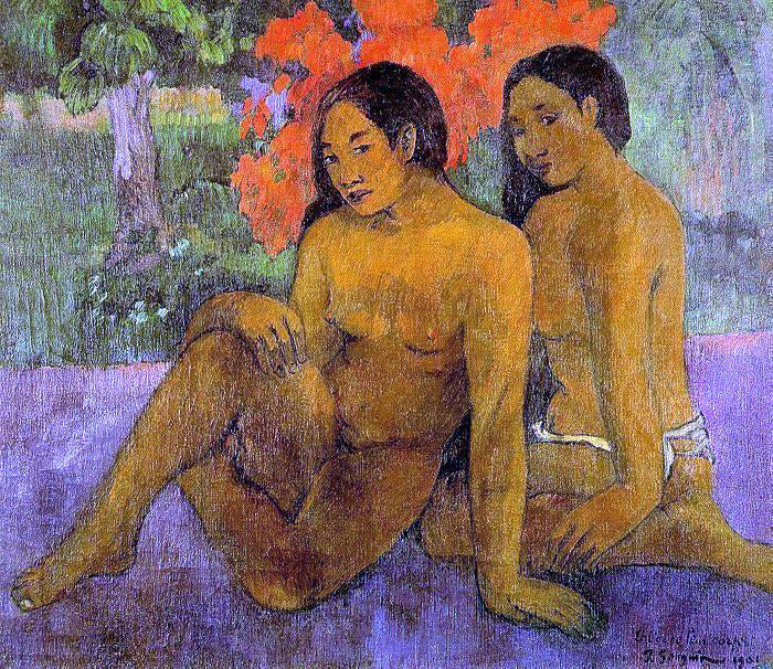 Paul Gauguin And the Gold of Their Bodies - Canvas Print