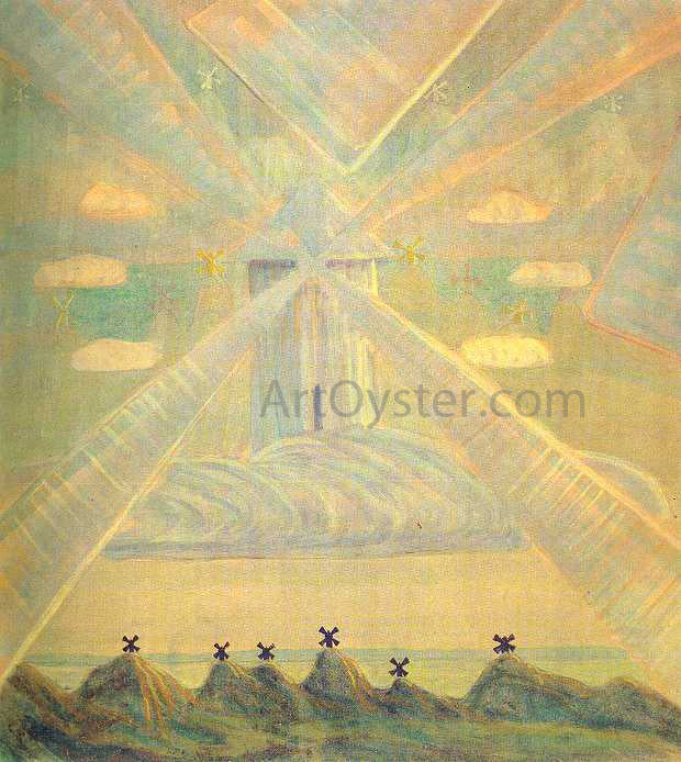 Mikalojus Ciurlionis Andante Sonata of the Spring - Canvas Print