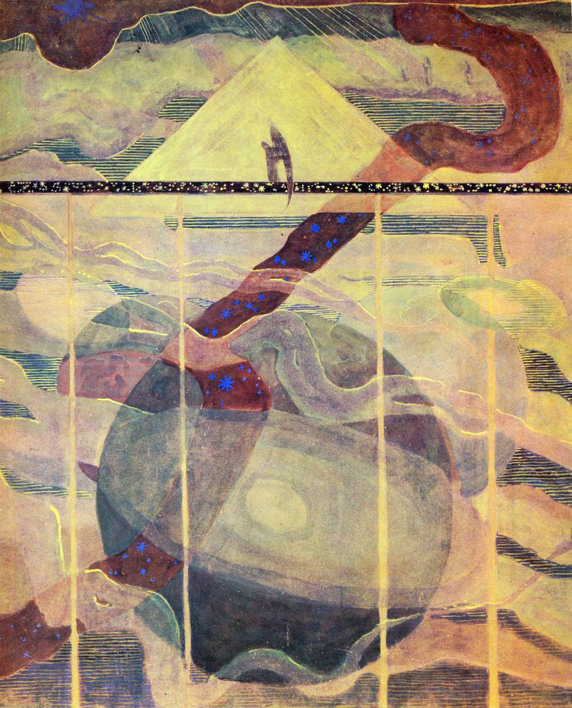 Mikalojus Ciurlionis Andante Sonata of the Stars - Canvas Print