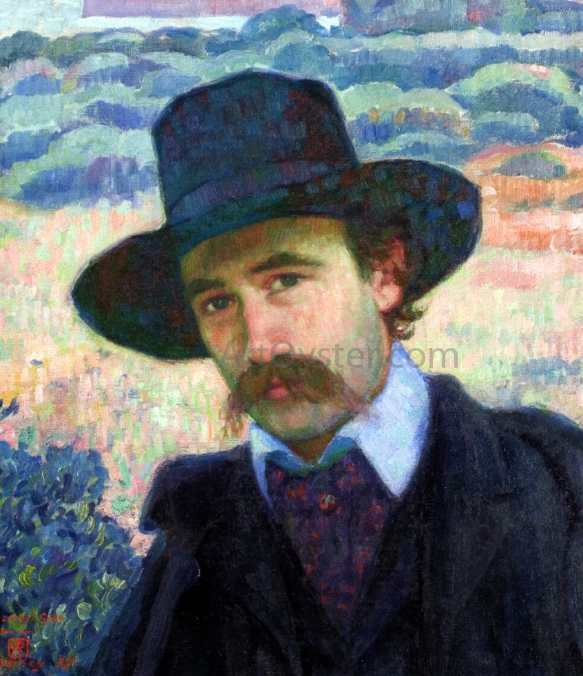 Theo Van Rysselberghe Andre Gide at Jersey - Canvas Print