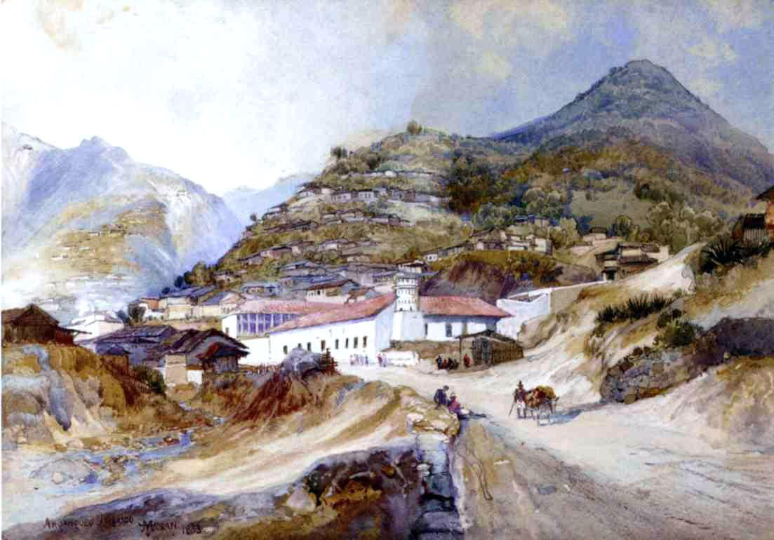 Thomas Moran Angangueo, Mexico - Canvas Print