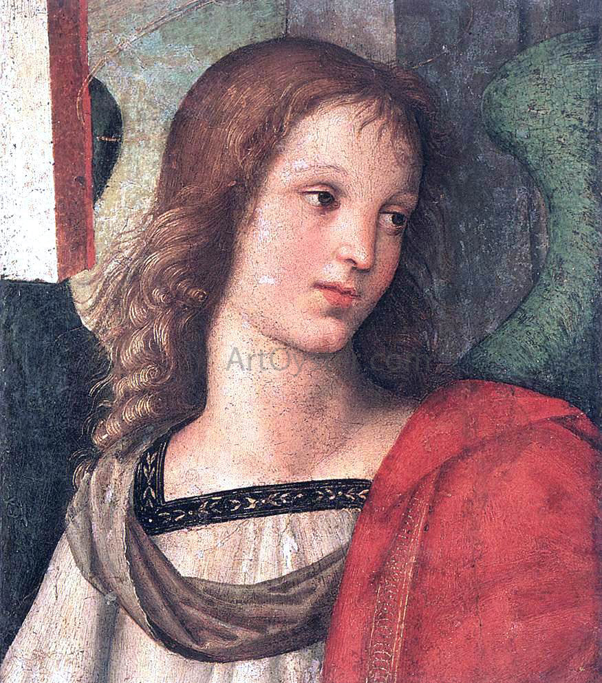 Raphael Angel (Fragment of the Baronci Altarpiece) - Canvas Print