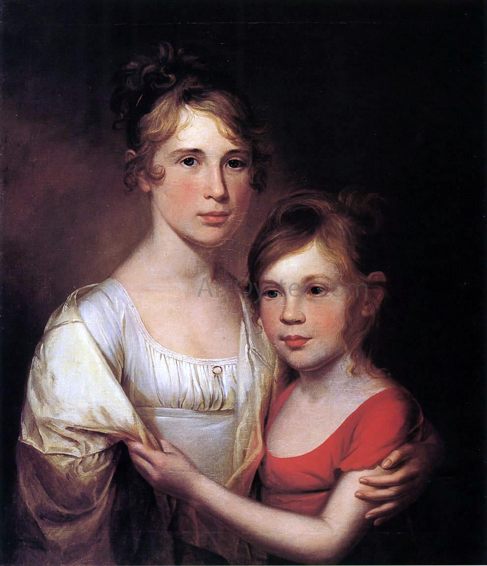 James Peale Anna and Margaretta Peale - Canvas Print