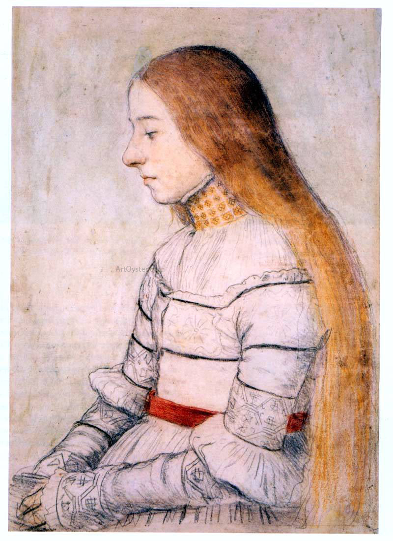 The Younger Hans Holbein Anna Meyer - Canvas Print