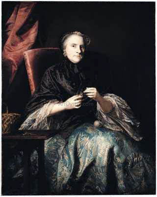 Sir Joshua Reynolds Anne, 2nd Countess of Albemarle - Canvas Print