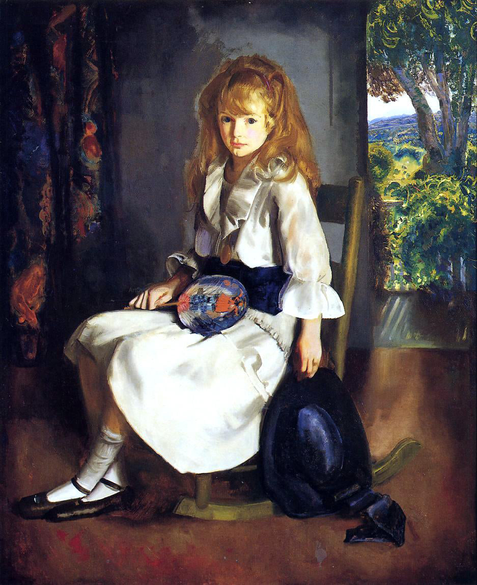 George Wesley Bellows Anne in White - Canvas Print