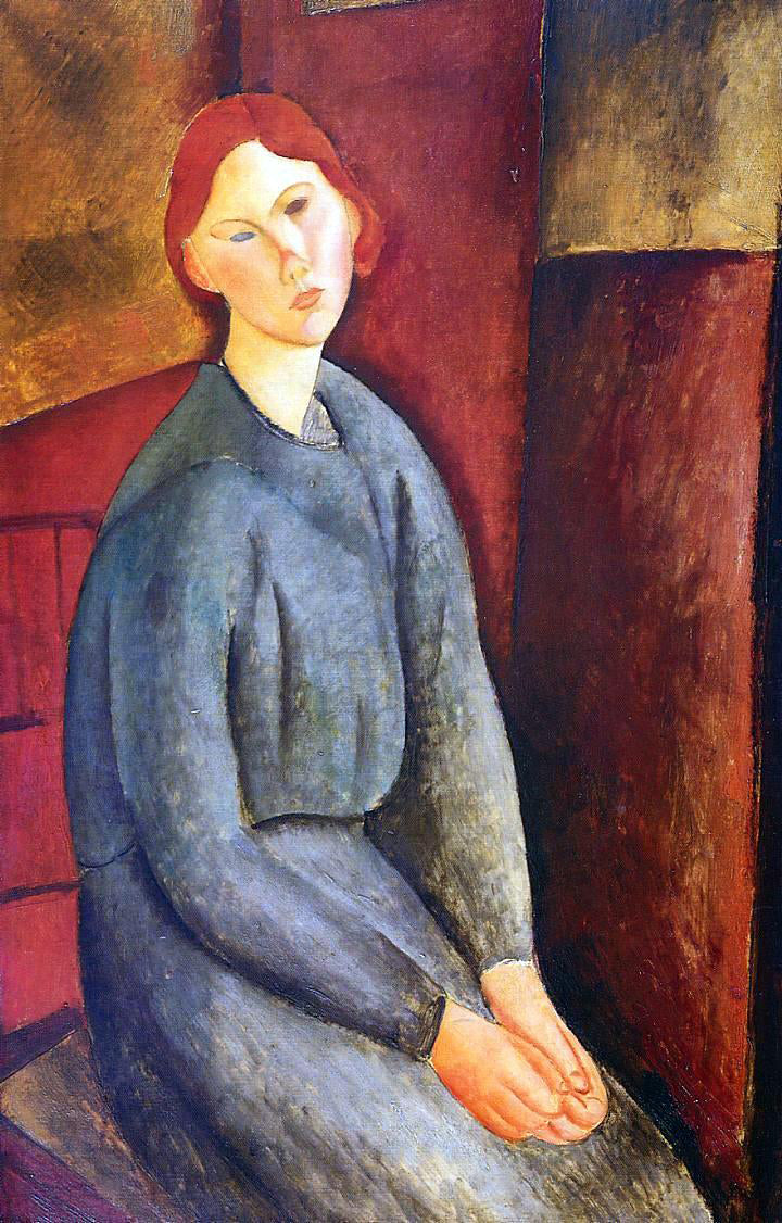 Amedeo Modigliani Annie Bjarne - Canvas Print