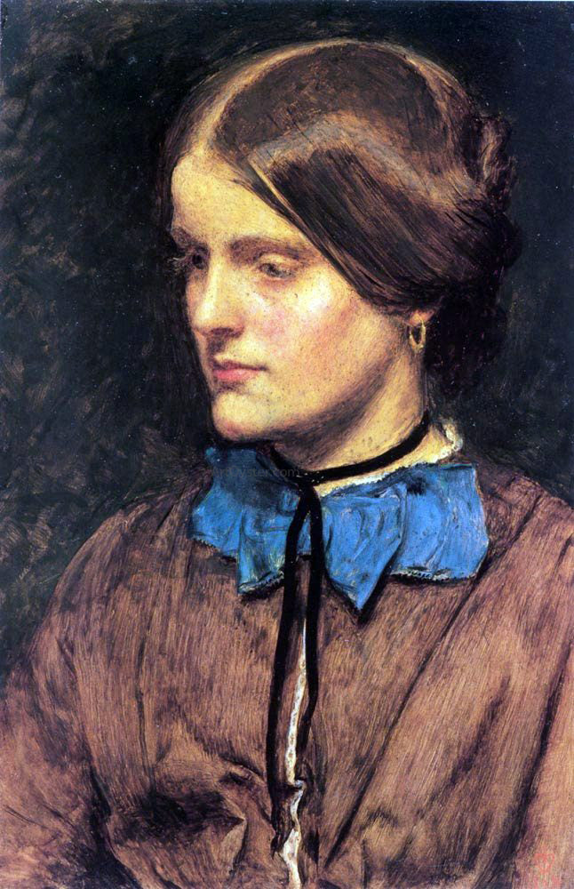 Sir Everett Millais Annie Miller - Canvas Print