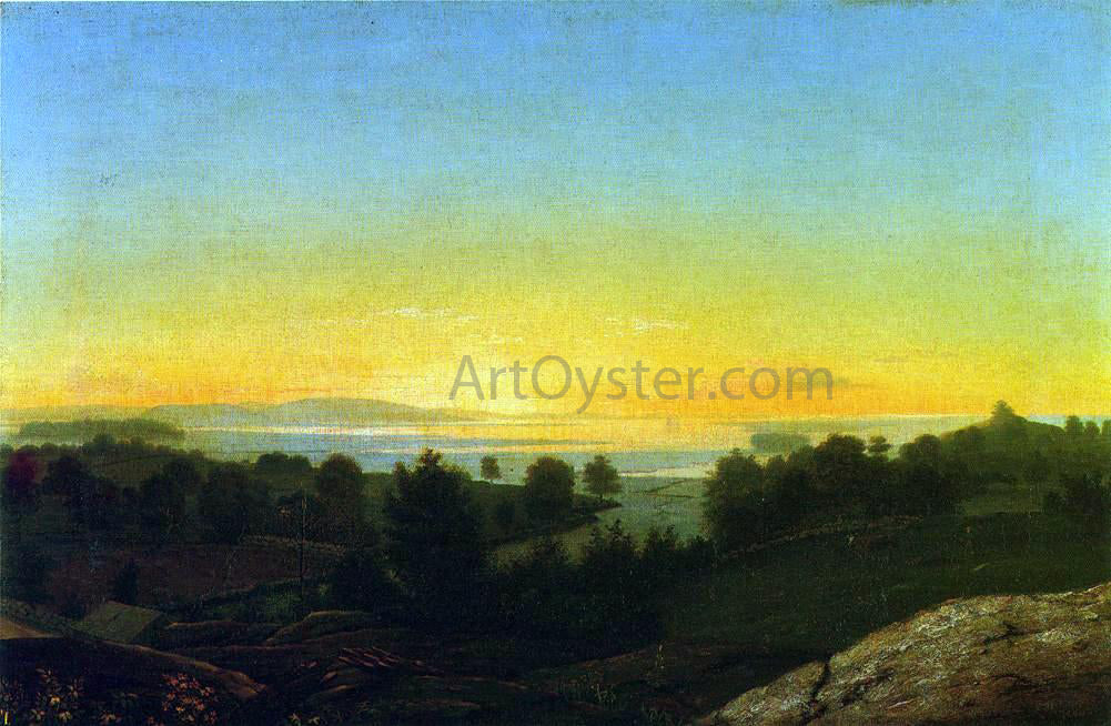 Fitz Hugh Lane Annisquam Marshes, Near Gloucester, Massachusetts - Canvas Print