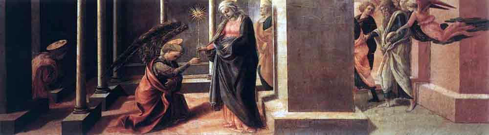 Fra Filippo Lippi Announcement of the Death of the Virgin - Canvas Print