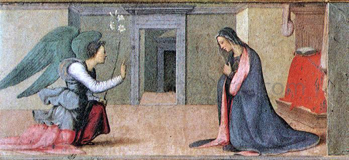 Mariotto Albertinelli Annunciation - Canvas Print