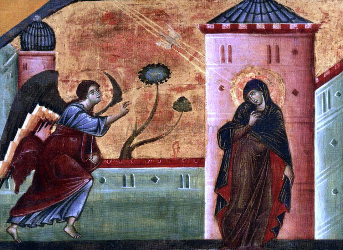Guido Da siena Annunciation - Canvas Print