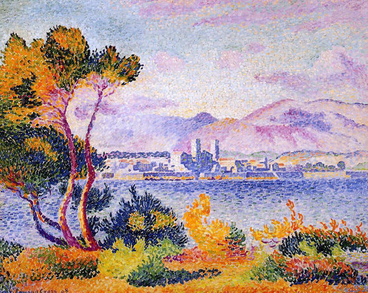 Henri Edmond Cross Antibes, Afternoon - Canvas Print