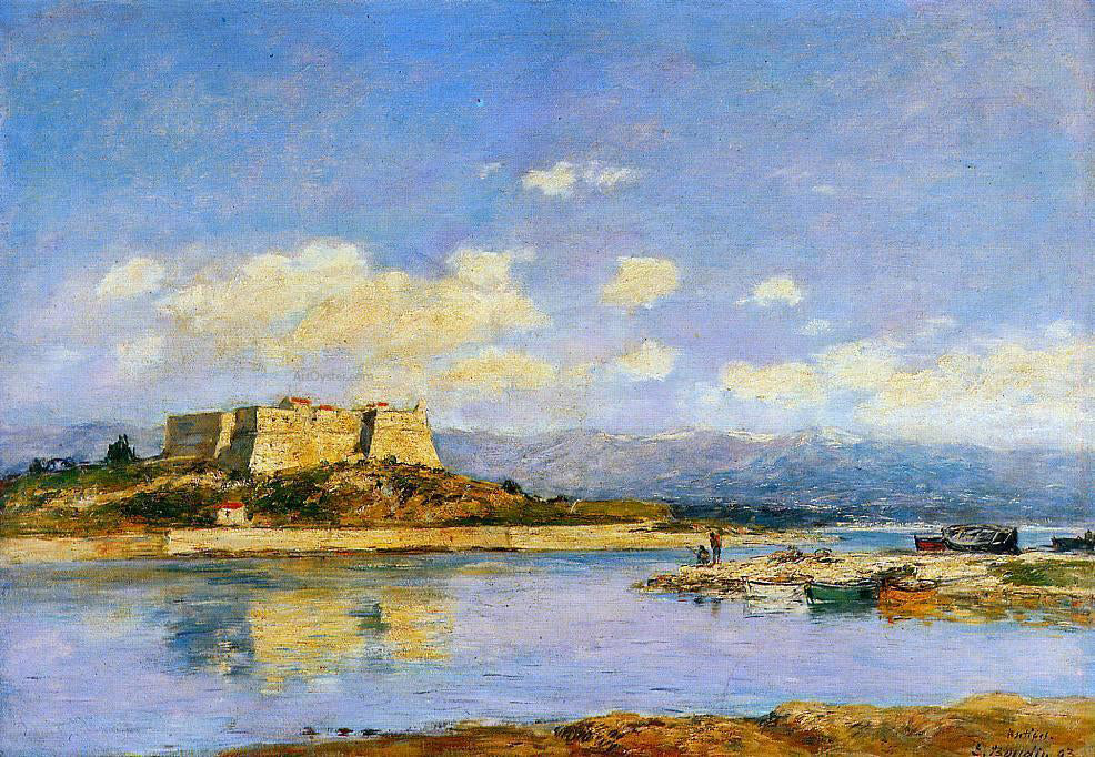 Eugene-Louis Boudin Antibes, Fort Carre - Canvas Print