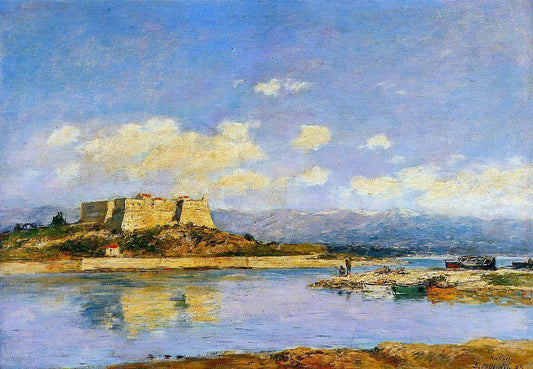 Eugene-Louis Boudin Antibes, Fort Carre - Canvas Print