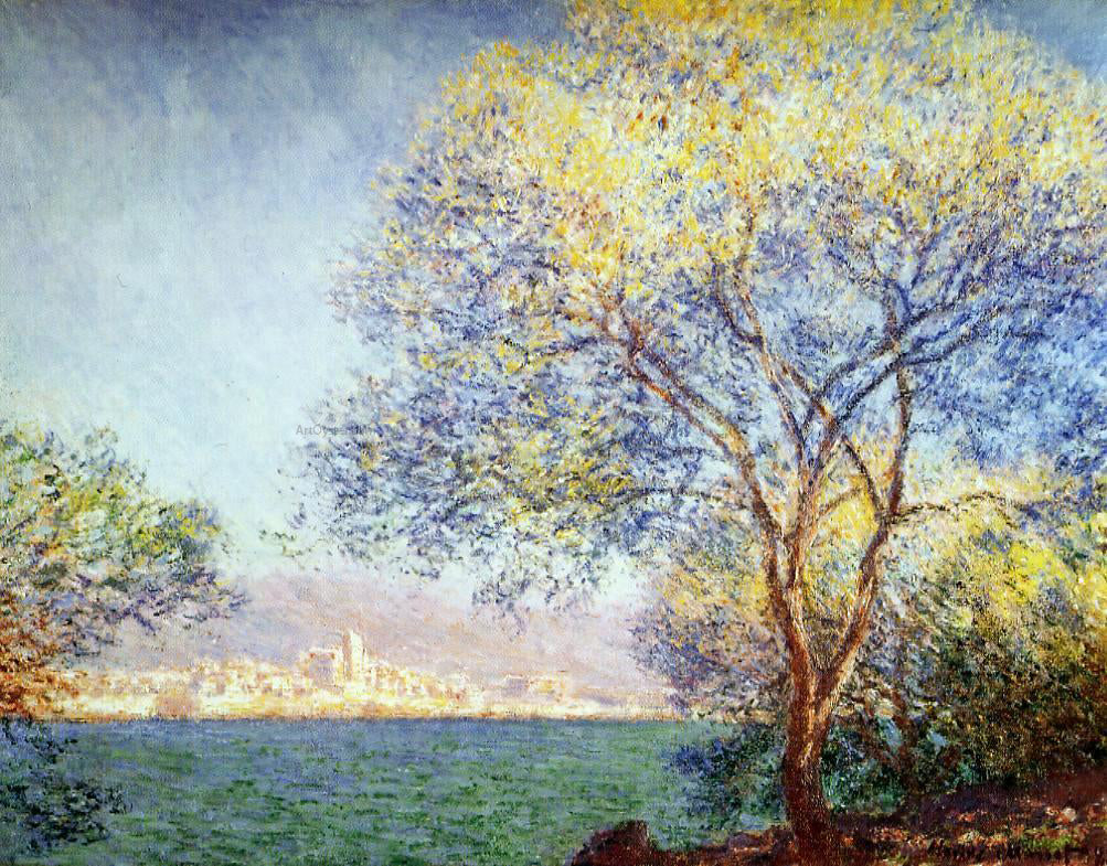 Claude Oscar Monet Antibes in the Morning - Canvas Print