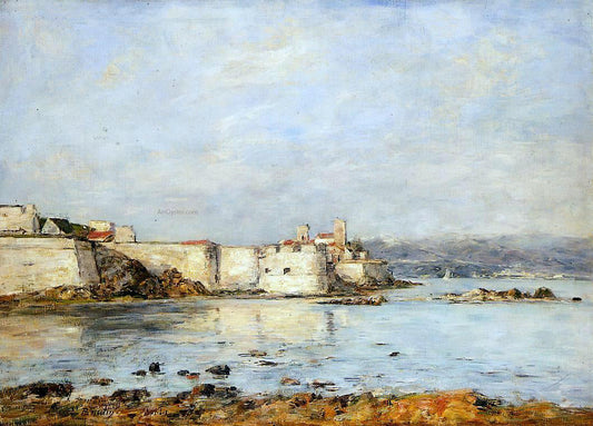 Eugene-Louis Boudin Antibes, the Fortifications - Canvas Print